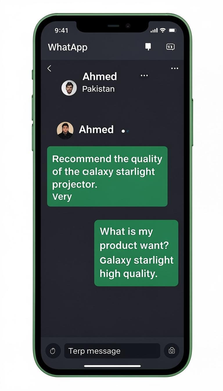 Customer WhatsApp chat 1