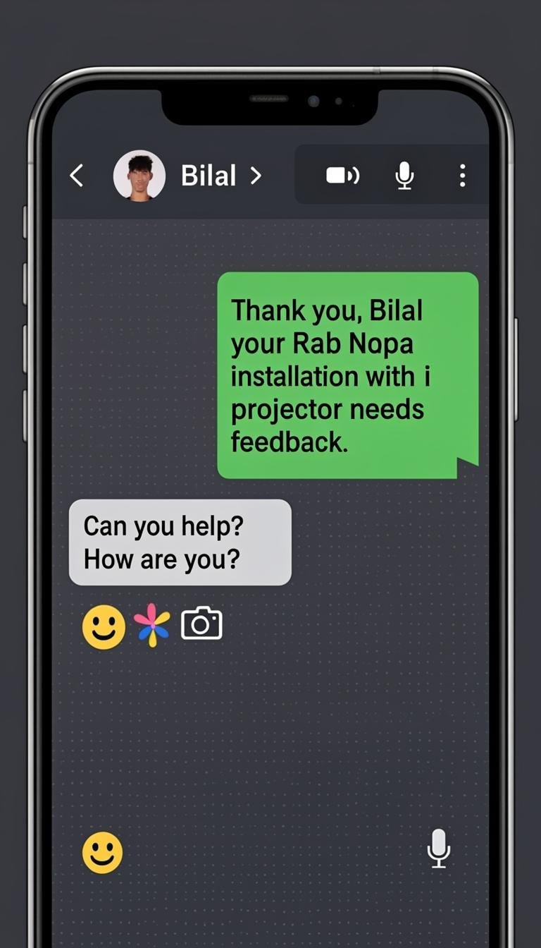 Customer WhatsApp chat 3