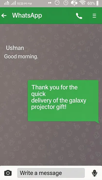 Customer WhatsApp chat 5