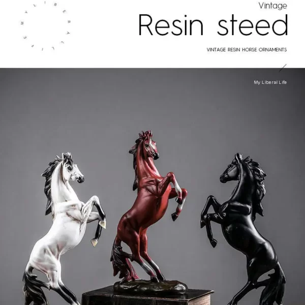 Horse Sculpture Animal Statue European Modern Art