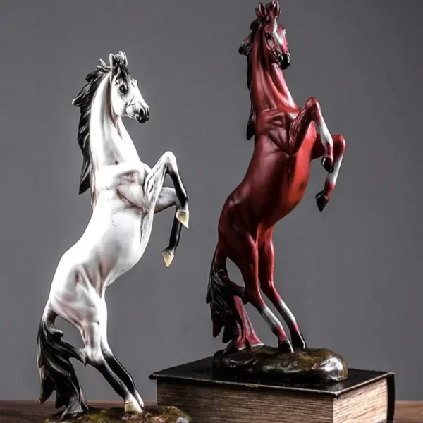 Horse Sculpture Animal Statue European Modern Art