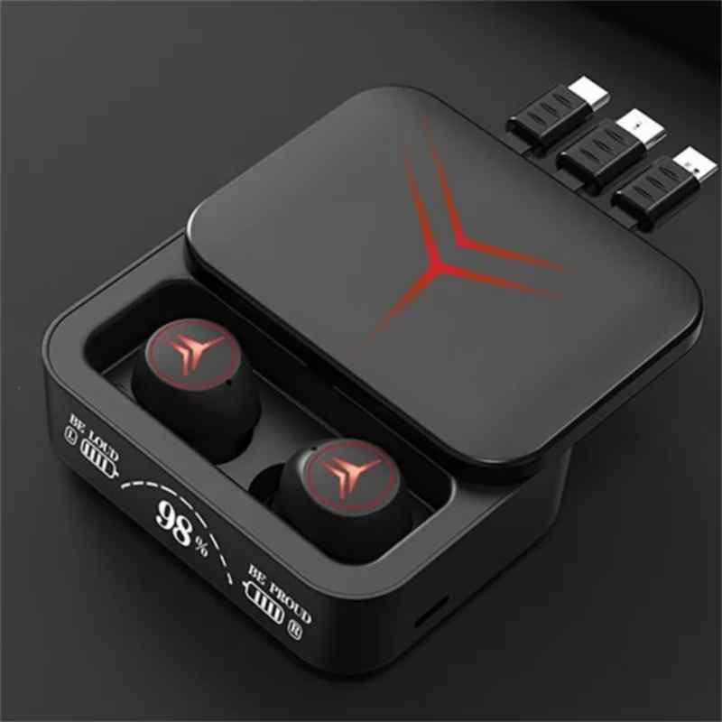 M88 V5.3 Dual Mode Zero Delay LED Display Wireless Earbuds Pakistan