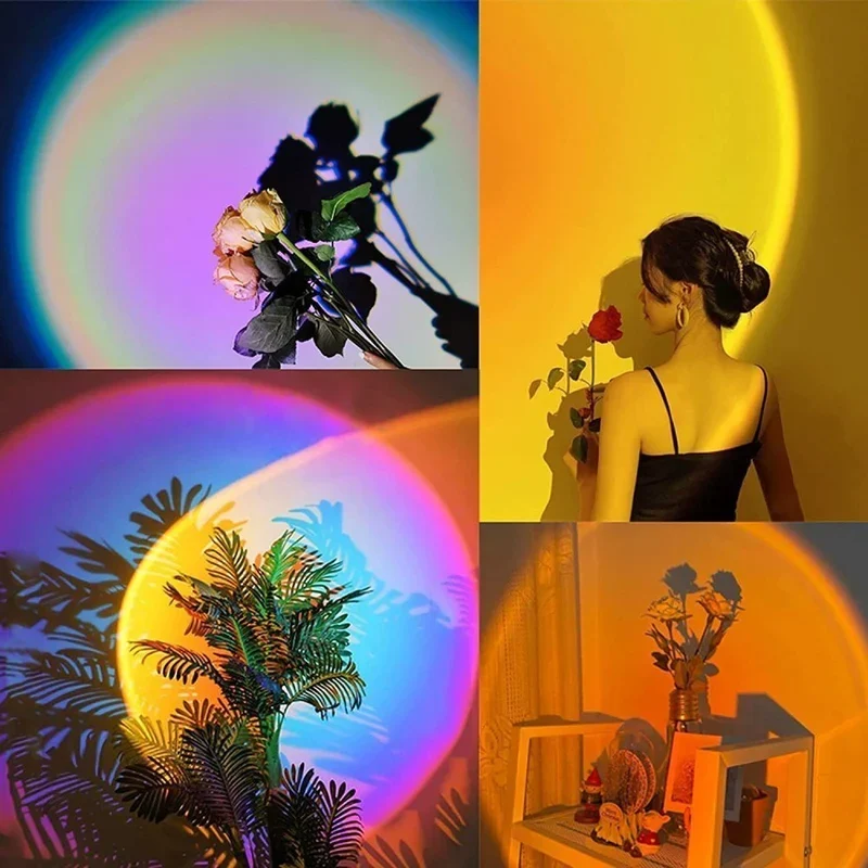 RGB 16 Colors Sunset Lamp™ | StyleXGadget Pakistan